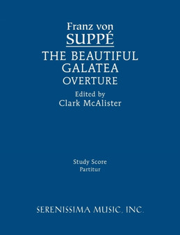The Beautiful Galatea Overture : Study score by Franz Von Suppe - Paperback