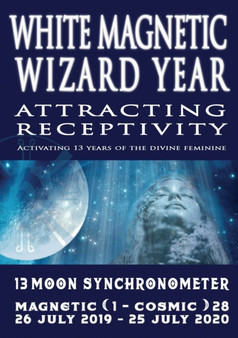 13 Moon Mayan Dreamspell Journal - White Magnetic Wizard : July 26 2019-July 25 2020: Navigate the Codes of Natural Time : 1 by Vasumi Zjikaa - Paperback