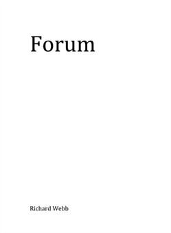 Forum by Webb Richard - Hardback