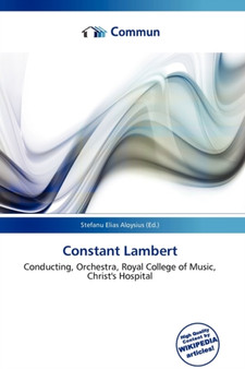 Constant Lambert by Stefanu Elias Aloysius - Paperback