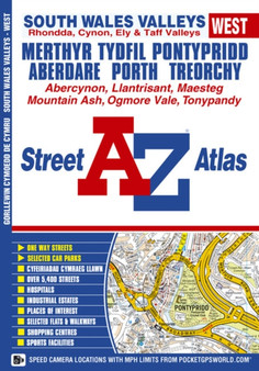 South Wales Valleys (west) Street Atlas