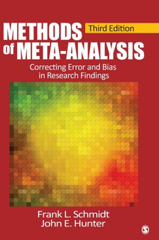 Methods of Meta-Analysis : Correcting Error and Bias in Research Findings