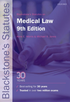 Blackstone's Statutes on Medical Law