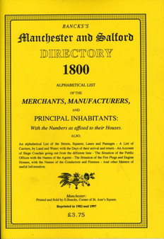 Bancks' Manchester and Salford Directory, 1800
