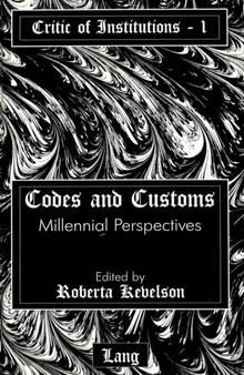 Codes and Customs : Millennial Perspectives : 1