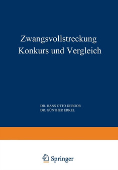 Zwangsvollstreckung Konkurs und Vergleich
