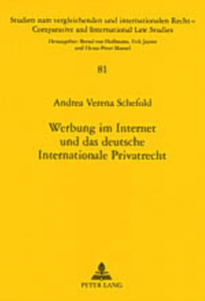 Werbung Im Internet Und Das Deutsche Internationale Privatrecht