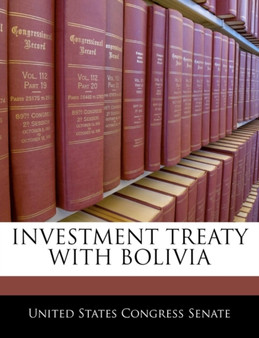 Investment Treaty with Bolivia