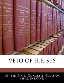 Veto of H.R. 976