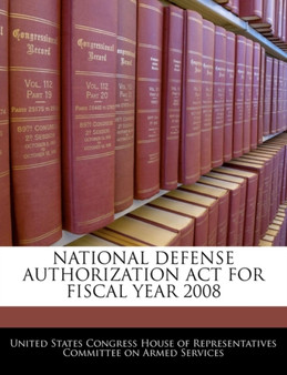 National Defense Authorization ACT for Fiscal Year 2008