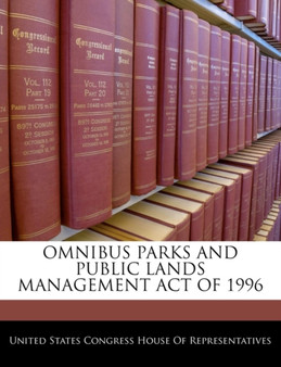Omnibus Parks and Public Lands Management Act of 1996