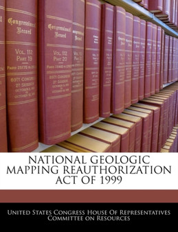 National Geologic Mapping Reauthorization Act of 1999