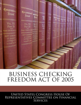 Business Checking Freedom Act of 2005