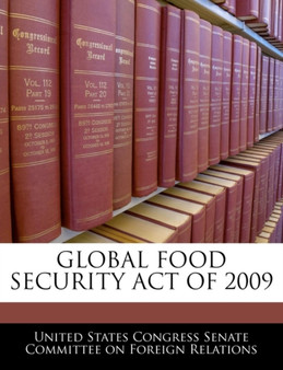 Global Food Security Act of 2009