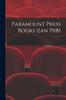 Paramount Press Books (Jan 1918); 3 by Anonymous - Paperback