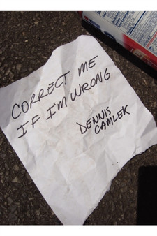 Correct Me If I'm Wrong by Dennis Camlek - Paperback