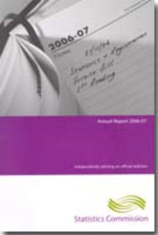 Statistics Commission annual report 2006-07 : 7138