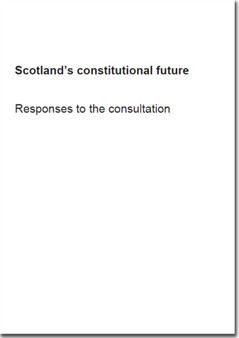 Scotland's constitutional future : [responses to the consultation] : 8326