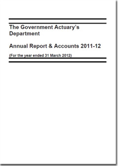 The Government Actuary's Department annual report & accounts 2011-12 : (for the year ended 31 March 2012) : 2012-13 49