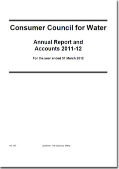 Consumer Council for Water annual report and accounts 2011-12 : for the year ended 31 March 2012 : 2012-13 197
