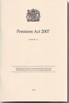 Pensions Act 2007 : Elizabeth II. Chapter 22