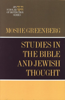 Studies in the Bible and Jewish Thought