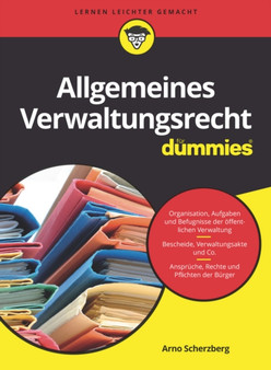 Allgemeines Verwaltungsrecht fur Dummies