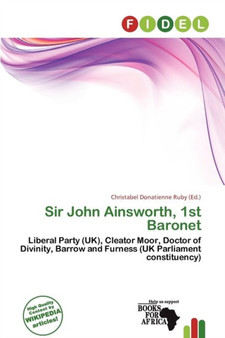 Sir John Ainsworth, 1st Baronet