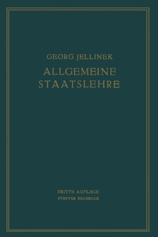 Allgemeine Staatslehre : MANULDRUCK