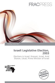 Israeli Legislative Election, 2003