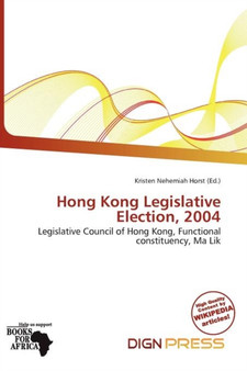 Hong Kong Legislative Election, 2004