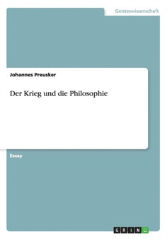 Der Krieg und die Philosophie