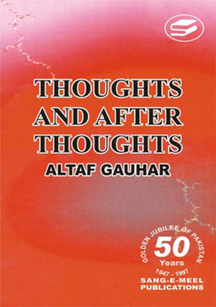 Thoughts and After Thoughts