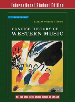 Concise History of Western Music by Barbara Russano Hanning - Paperback