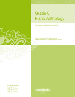 GRADE 8 PIANO ANTHOLOGY 201718 by VARIOUS - Paperback