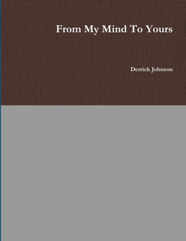 From My Mind to Yours by Derrick Johnson - Paperback