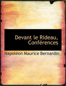 Devant Le Rideau, Conf Rences