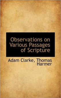 Observations on Various Passages of Scripture