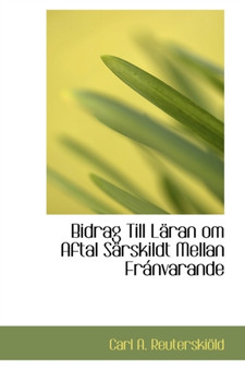 Bidrag Till L Ran Om Aftal S Rskildt Mellan Fr Nvarande