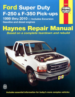 Ford Super Duty Pick-up & Excursion for Ford Super Duty F-250 & F-350 pick-ups & Excursion (1999-2010) Haynes Repair Manual (USA) : 99-10