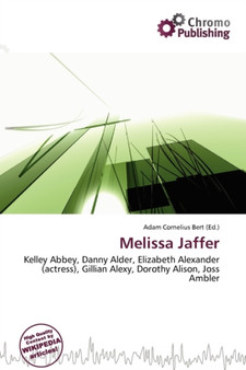 Melissa Jaffer by Adam Cornelius Bert - Paperback