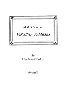 Southside Virginia Families, Volume II