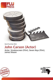 John Carson (Actor) by Gerd Numitor - Paperback