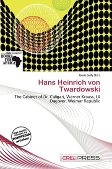 Hans Heinrich Von Twardowski by Iosias Jody - Paperback