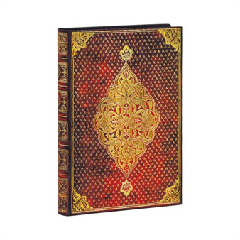 Golden Trefoil Midi Lined Hardcover Journal (Elastic Band Closure) by Paperblanks - Hardback