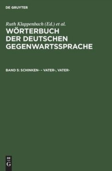 Schinken- - Vater-, Vater- by G Kempcke - Hardback