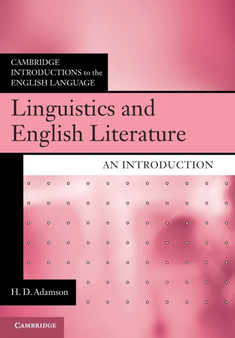 Linguistics and English Literature : An Introduction