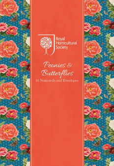 RHS Peonies and Butterflies Notecard Wallet by The Royal Horticultural Society - Paperback