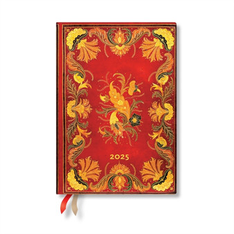 Fiammetta Midi 12-month Verso Hardback Dayplanner 2025 (Elastic Band Closure) by Paperblanks - Hardback
