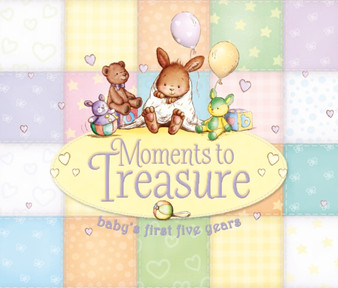 Moments to Treasure: Baby Album and Record Book (Keepsake Edition) by Angie Hicks - Hardback